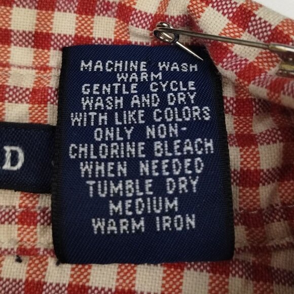 Gap Men's Red Classic Oxford Shirt/Button Size L SKU 3989 - Picture 5 of 9